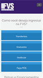Mobile Screenshot of fvs.edu.br