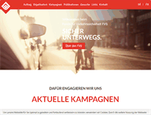 Tablet Screenshot of fvs.ch